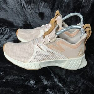 Reebok Fusium Run 2.0 DV9058 Womens 6 Running Shoes Pink Buff Athletic Sneakers